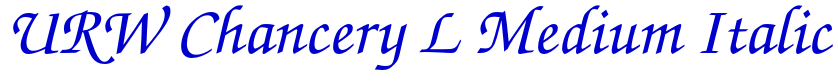 URW Chancery L Medium Italic font